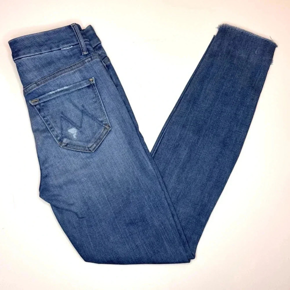 Mother High Waisted Looker Ankle Jeans Size- 24 - Picture 12 of 14